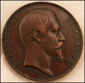 Medaille commemorative eglise paroissiale Napoleonville