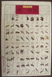Estampe japonaise Bestiaire Monde animal Japon 1900/20