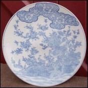 Plat Arita Porcelaine Japon XIX siècle Meiji