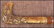Canne japonaise Bambou et corne de cerf  1900