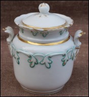Sucrier porcelaine Vieux Paris d'époque Louis-Philippe