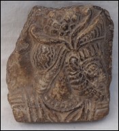 Haut relief romain Tête garde prétorien Empereur Claude 50 après JC