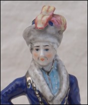 Sujet porcelaine Capo-di-Monte Joachim 1er Prince Murat Roi Naples