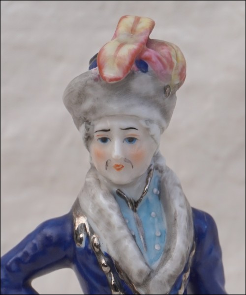Sujet porcelaine Capo-di-Monte Joachim 1er Prince Murat Roi Naples