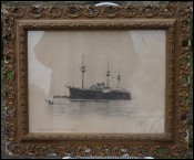 Portrait de bateau Cuirassier Courbet Méditerranée 1910/1920