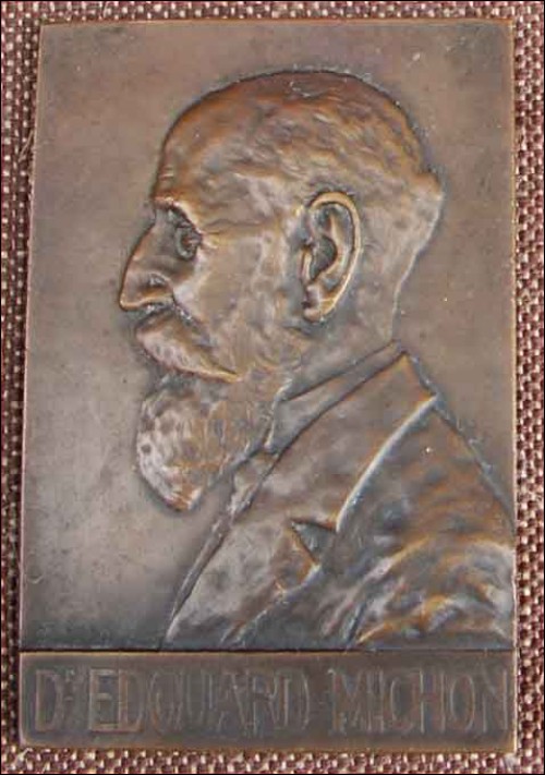 Médaille Bronze Docteur Edouard MICHON 1930 De Hérin
