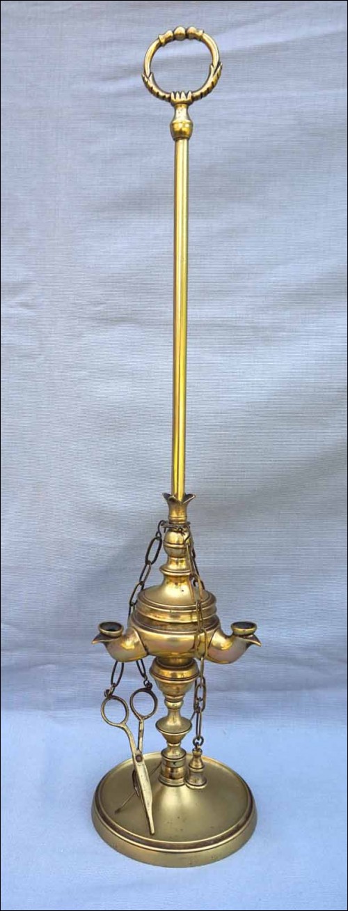 Lampe à huile dite Florentine milieu XIXe siècle