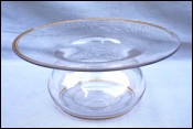 Vase en forme de crachoir cristal deuxième moitié du XIXe siècle