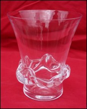 Vase / grand verre à eau modèle Sorcy Daum France 1950's