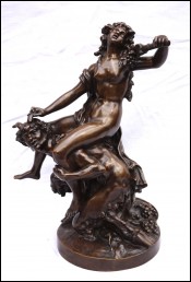 Bacchanale bronze d'après Claude-Michel dit Clodion (1738-1814) XIXe siècle