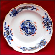 Soucoupe Porcelaine décor Phoenix Meissen XXe siècle