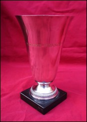 Coupe trophée du "Paquebot FRANCE" Métal argenté 1960's
