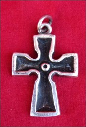 Croix pendentif Argent massif Pierre Péron (1905-1988) Kelt